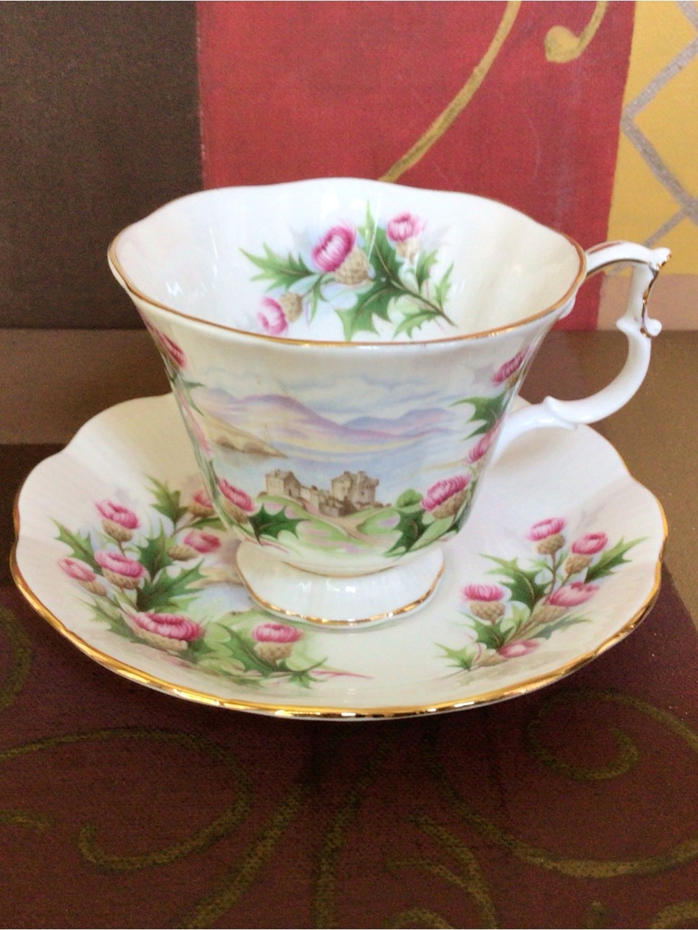 Royal Albert Road To The Isles Tea Cup Duo